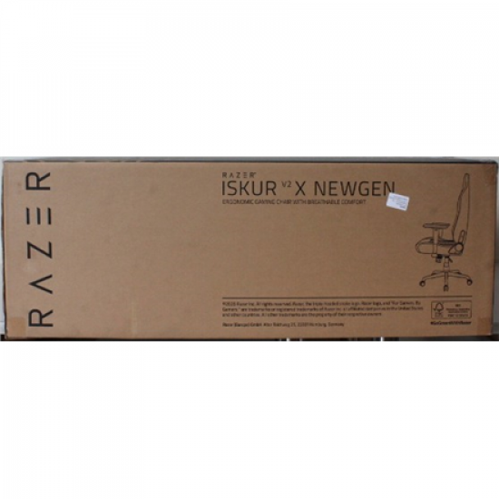 SALE OUT. | Razer Iskur V2 X NewGen | Gaming Chair | Black/Green | DAMAGED PACKAGING, ITEM SCRATCHED, DIRTY PARTS | 36 month(s)