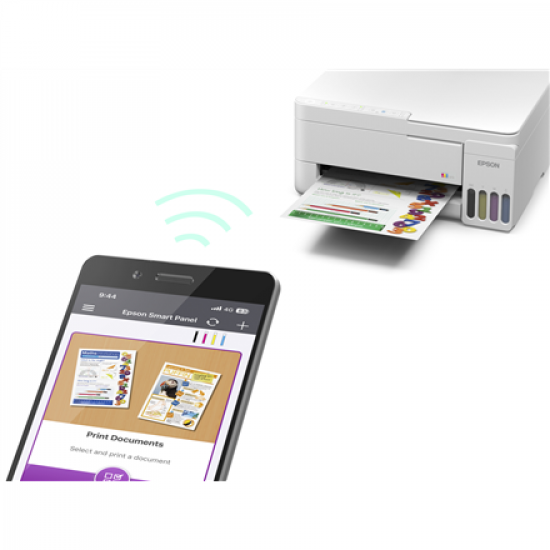 Epson EcoTank | L3356 | Inkjet | Colour | Multifuction Printer | A4 | Wi-Fi | White