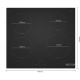 Bosch PIE61ABB5E Hob, Induction, Number of burners/cooking zones 4, 60 cm, Black | Bosch