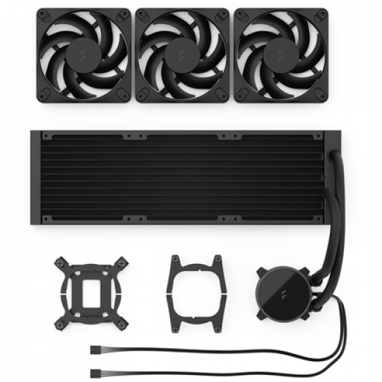 Fractal Design Water Cooling | Radius 360 | Black | Intel, AMD