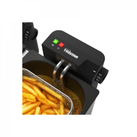 Tristar Double deep fryer | FR-9342 | Power 3600 W | Capacity 6 L | Silver