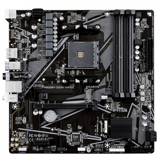 GIGABYTE A520M DS3H WF6E