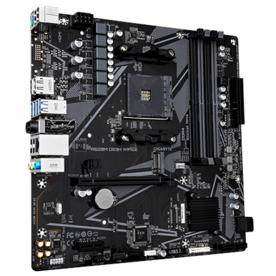 GIGABYTE A520M DS3H WF6E