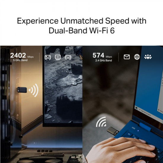 TP-Link Archer TX50U AX3000 Dual Band Wi-Fi 6 Wireless USB Adapter | TP-LINK