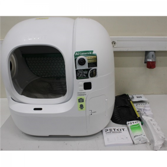 SALE OUT. PETKIT Automatic Cat Litter Box | Purobot Max Pro 2 | White | USED, DIRTY, MISSING INNER PACKAGING | 24 month(s)