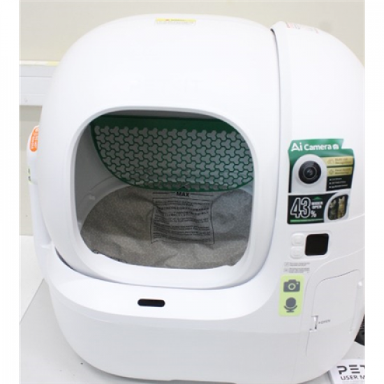 SALE OUT. PETKIT Automatic Cat Litter Box | Purobot Max Pro 2 | White | USED, DIRTY, MISSING INNER PACKAGING | 24 month(s)