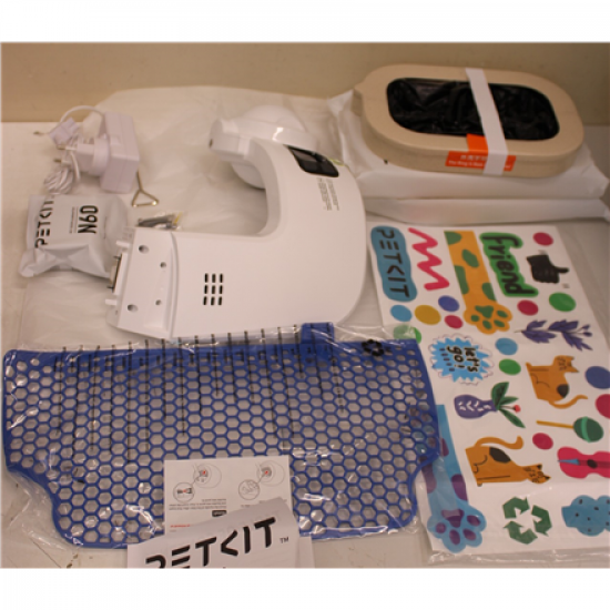 SALE OUT. PETKIT Automatic Cat Litter Box | Purobot Ultra | White | USED, SRATCHED, MISSIG INNER PACKAGING | 24 month(s)