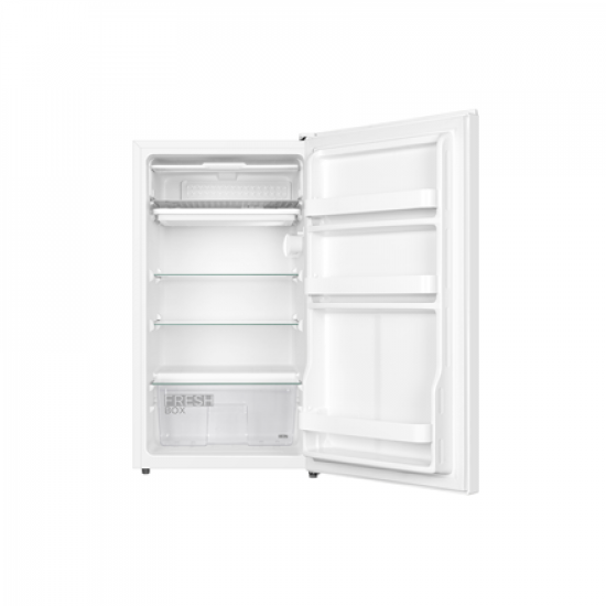 Midea MDRD143FGE01 Refrigerator, E, Freestanding, Larder, Height 86 cm, Fridge net 93L, White