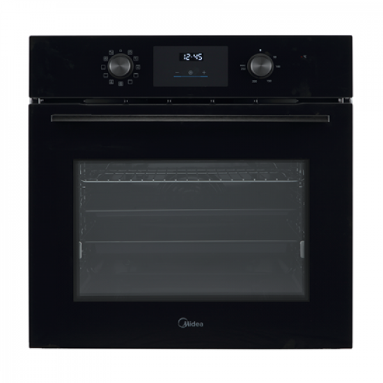 Midea MBO65M80M1-BK Oven, Built-in, Electric, Width 59.5 cm, Touch Display, Black