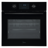 Midea MBO65M80D2-BK Oven, Built-in, Electric, Width 59.5 cm, Touch Display, Black