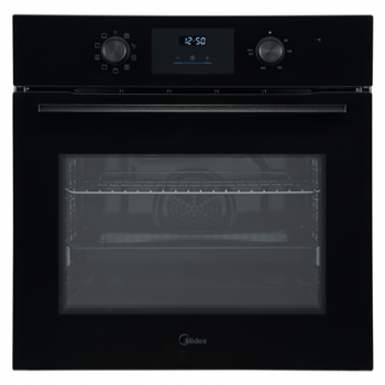 Midea MBO65M80D2-BK Oven, Built-in, Electric, Width 59.5 cm, Touch Display, Black
