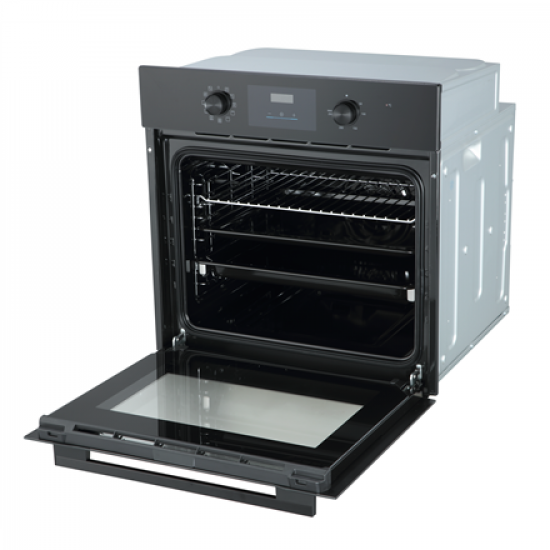 Midea MBO65M80D2-BK Oven, Built-in, Electric, Width 59.5 cm, Touch Display, Black
