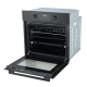 Midea MBO65M80D2-BK Oven, Built-in, Electric, Width 59.5 cm, Touch Display, Black