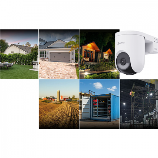EZVIZ HB8 Lite 4G Outdoor PT Battery Camera(4MP,2K+,Wi-Fi 6,4G/LTE,AI Human & Vehicle Detection,Color Night Vision)
