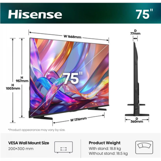 Hisense 75E7S 75