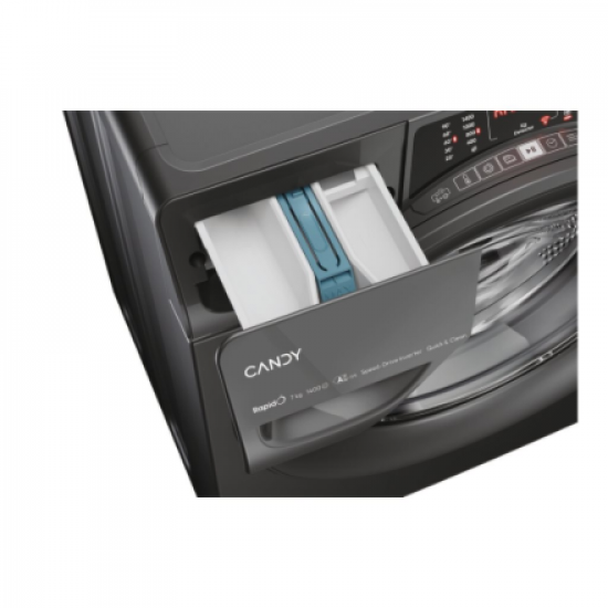 Candy RO4476DWMRR7/1-S Washing Machine, A, Front loading, Capacity 7 kg, Depth 45.4 cm, 1400 RPM, Anthracite | Candy