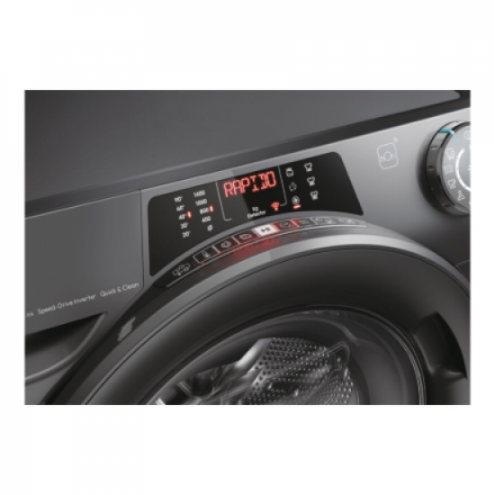 Candy RO4476DWMRR7/1-S Washing Machine, A, Front loading, Capacity 7 kg, Depth 45.4 cm, 1400 RPM, Anthracite | Candy