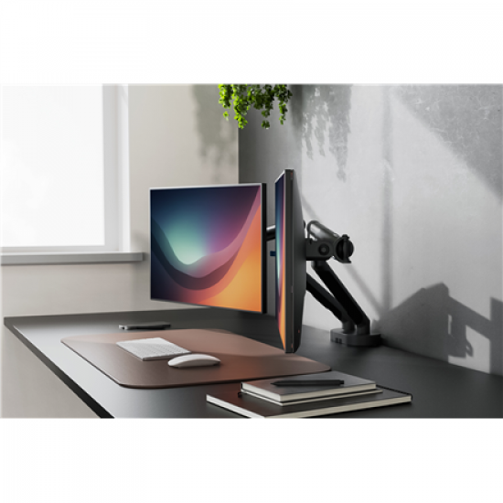 Digitus Desk Mount | Tilt, rotation, pivot | Dual design monitor mount, 2x 35