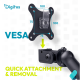 Digitus Desk Mount | Tilt, rotation, pivot | Dual design monitor mount, 2x 35
