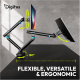 Digitus Desk Mount | Tilt, rotation, pivot | Dual design monitor mount, 2x 35