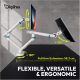 Digitus Desk Mount | Tilt, rotation, pivot | Dual design monitor mount, 2x 35