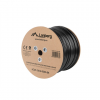 Lanberg Cable Cat.5E UTP 305M Solid Outdoor CU Black Fluke Passed | LCU5-21CU-0305-BK