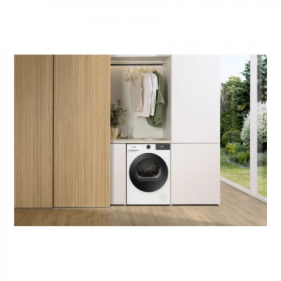 Gorenje Dryer Machine DG2P7E, E, Front loading, 7 kg, Heat pump, Depth 51 cm, White