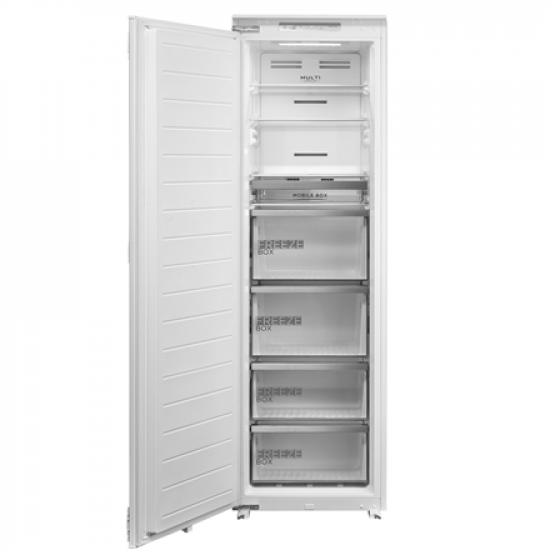 Midea MDRE271FGE01 Refrigerator, E, Built-in, Combi, Height 178.5 cm, Fridge net 192L, Freezer 79L, White