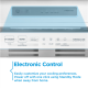 Midea MDRE271FGE01 Refrigerator, E, Built-in, Combi, Height 178.5 cm, Fridge net 192L, Freezer 79L, White