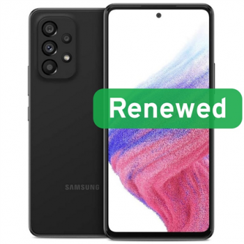 Samsung Renewed | Grade A | Galaxy A53 5G | 128 GB | Awesome Black | 5G | O
