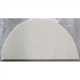 SALE OUT. TunaBone | Half moon pizza stone, 190 mm for Kamado 23/24inch | CHIPPED CORNER