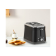 Tefal TT7208E0 Collection Retro Toaster, 850 W, Black