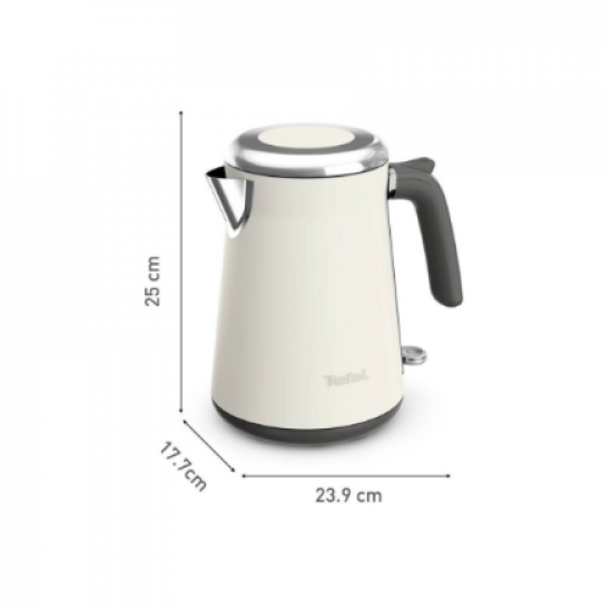 Tefal KI666AE0 Collection Kettle, 1.7L, Beige