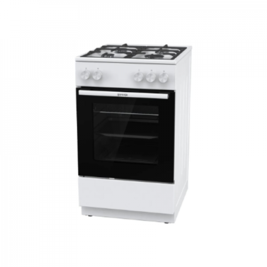 Gorenje GG5A10WFFM Cooker, Gas hob, Gas oven, Width 50 cm, White