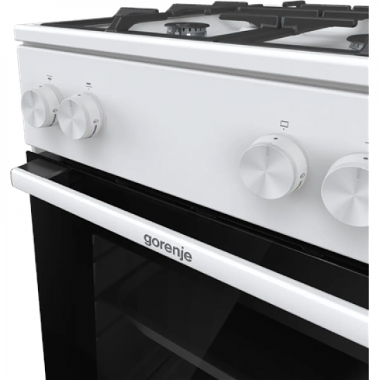 Gorenje GG5A10WFFM Cooker, Gas hob, Gas oven, Width 50 cm, White