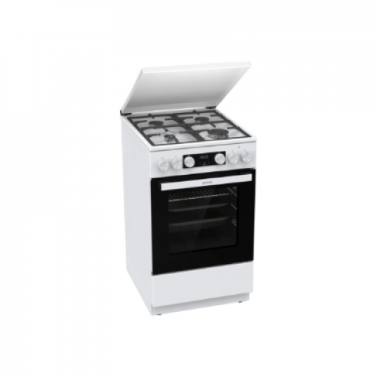 Gorenje GK5C42WF-B Cooker, Gas hob, Electric oven, Width 50 cm, White