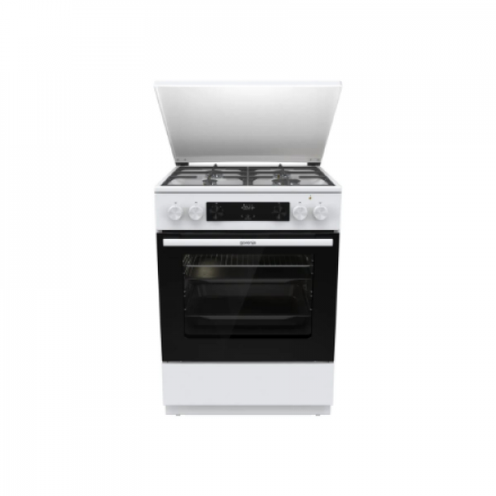 Gorenje GK6C5WF Cooker, Gas hob, Electric oven, Width 60 cm, White