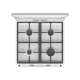 Gorenje GK6C5WF Cooker, Gas hob, Electric oven, Width 60 cm, White