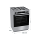 Gorenje GK6C4XF | Cooker | Hob type Gas | Oven type Electric | Stainless steel | Width 60 cm | Depth 60 cm | Grilling | Energy efficiency class A | 71 L