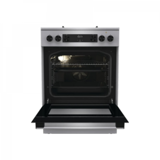 Gorenje GK6C4XF | Cooker | Hob type Gas | Oven type Electric | Stainless steel | Width 60 cm | Depth 60 cm | Grilling | Energy efficiency class A | 71 L