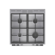 Gorenje GK6C4XF | Cooker | Hob type Gas | Oven type Electric | Stainless steel | Width 60 cm | Depth 60 cm | Grilling | Energy efficiency class A | 71 L