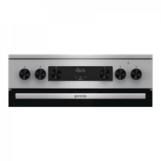 Gorenje GECS6C70XC Cooker, Ceramic hob, Electric oven, Width 60 cm, Stainless Steel