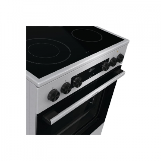 Gorenje GECS6C70XC Cooker, Ceramic hob, Electric oven, Width 60 cm, Stainless Steel