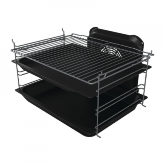 Gorenje GECS6C70XC Cooker, Ceramic hob, Electric oven, Width 60 cm, Stainless Steel