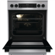 Gorenje GECS6C70XC Cooker, Ceramic hob, Electric oven, Width 60 cm, Stainless Steel