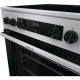 Gorenje GECS6C70XC Cooker, Ceramic hob, Electric oven, Width 60 cm, Stainless Steel
