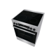 Gorenje GECS6C70XC Cooker, Ceramic hob, Electric oven, Width 60 cm, Stainless Steel