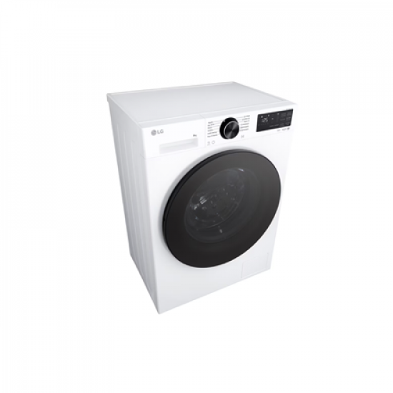 LG F2X50S8TLB Washing Machine, Front Load, Capacity 8 kg, Spin speed 1200 rpm, White