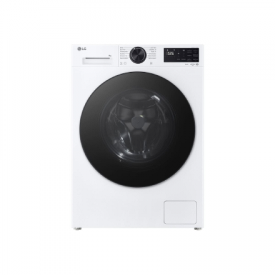 LG F2X50S8TLB Washing Machine, Front Load, Capacity 8 kg, Spin speed 1200 rpm, White
