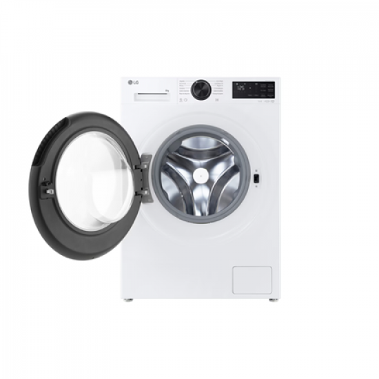 LG F2X50S8TLB Washing Machine, Front Load, Capacity 8 kg, Spin speed 1200 rpm, White